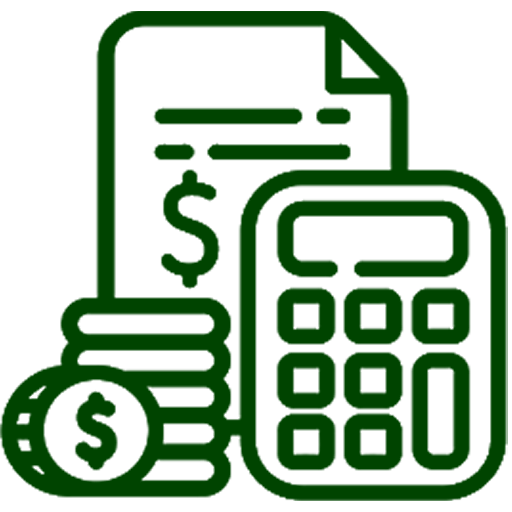 Icon representing the شفافية تامة في التكاليف service